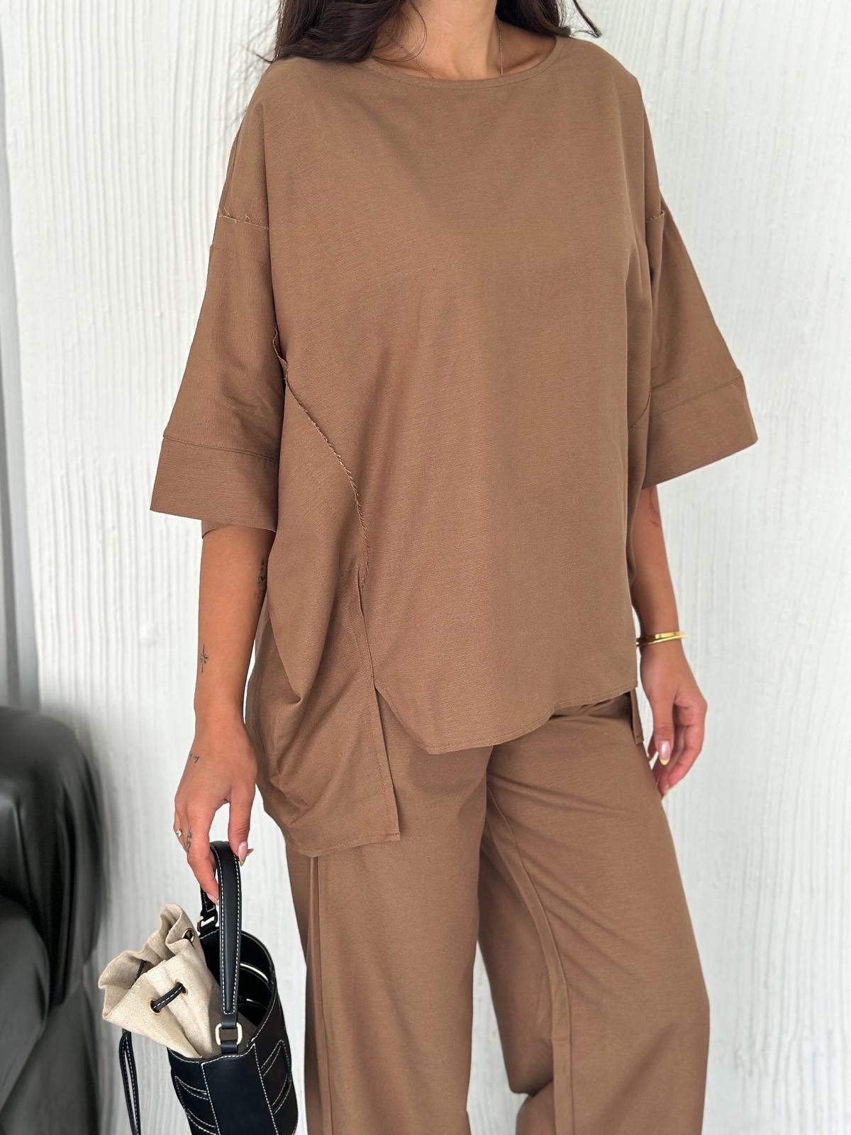 Salaş Keten Takım- Vizon