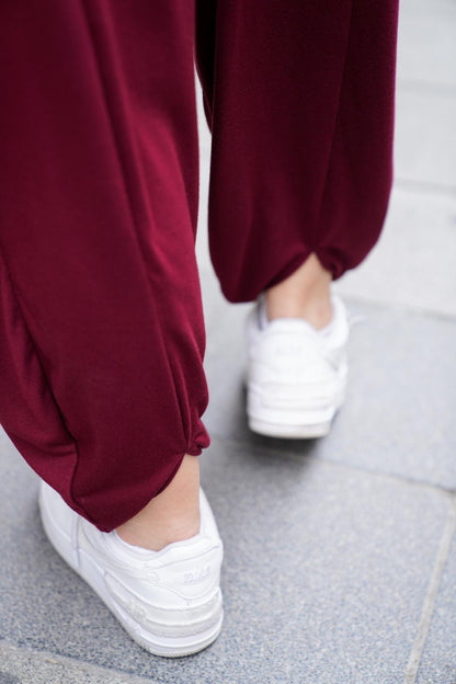 Şalvarlı Takım - BORDO